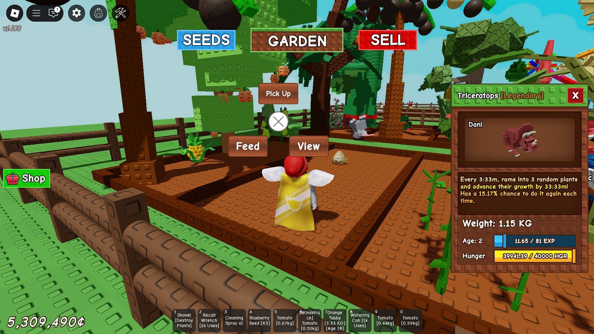 Triceratops overview (Image via Roblox)